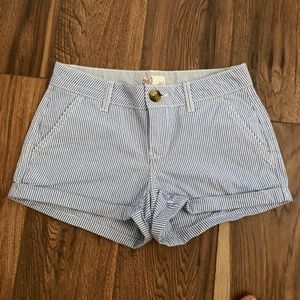 So by Kohl's Jr. blue and white striped shorts